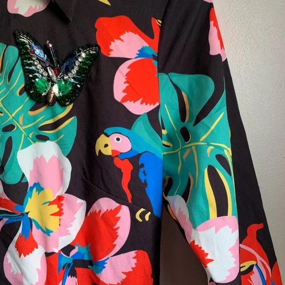 Dida Bole tropical print beaded dress - Picture 11 of 16